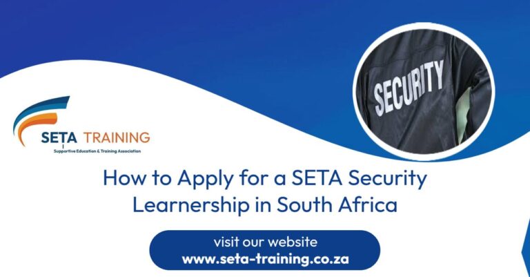 Seta Program How to Apply for a SETA Security Learnership in South Africa - SETA ...