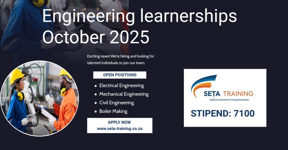 Engineering Learnerships October 2025