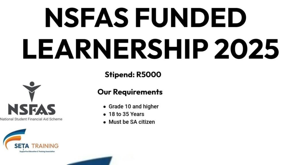 NSFAS Funded Learnerships 2025 – Can You Get NSFAS While Doing a Learnership?
